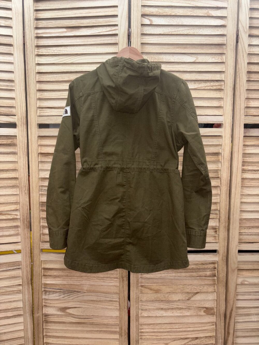 The North Face Women's Cotton Military Style Utility Jacket Size M, Olive Green - Picture 4 of 15